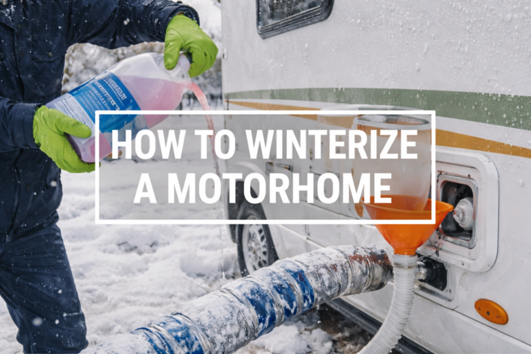 Winterizing a motorhome