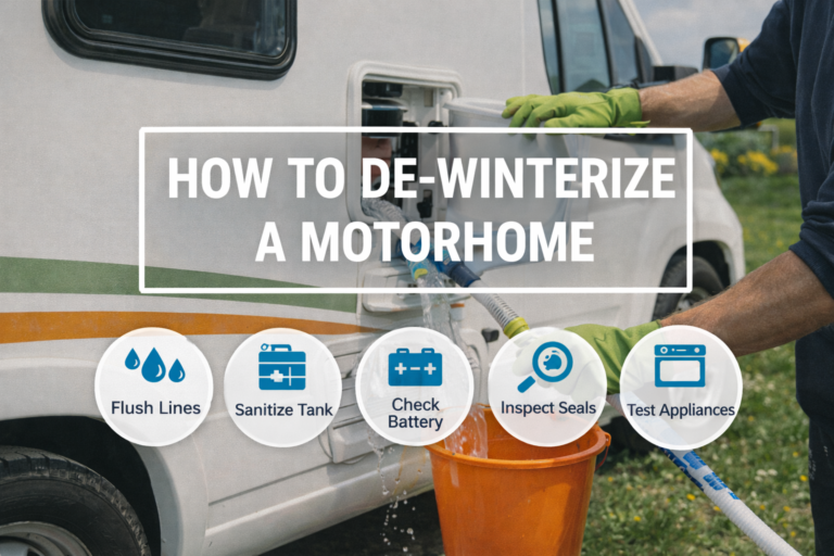 Dewinterizing Motorhome