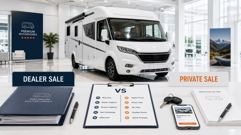Why should you sell your motorhome to a dealer and not privately